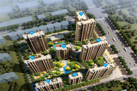 紫荆花园套三127平带车库南向客厅4楼136万